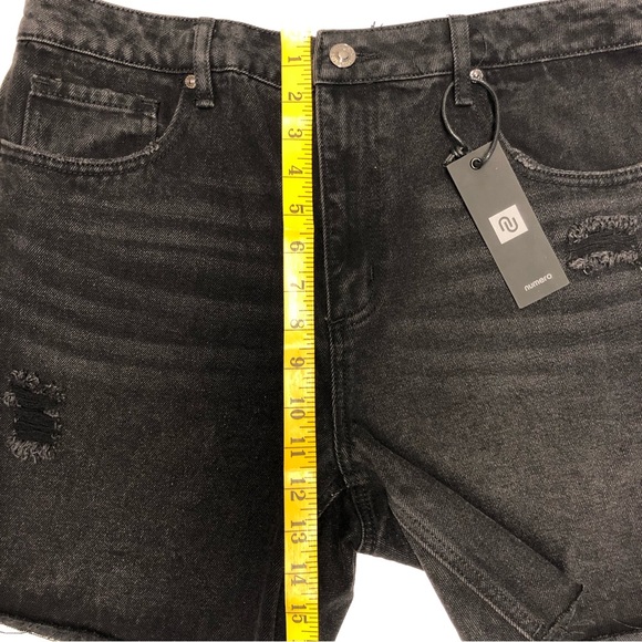 numero Tulum high rise shorts denim size 32 new - Picture 4 of 11